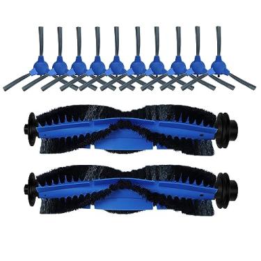 Imagem de HMHAMA Robô aspirador de pó peças de reposição para Eufy G40 G40 Hybrid+ kit de acessórios com escova de rolo escova principal escova lateral