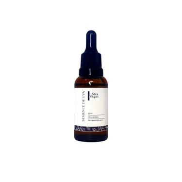 Imagem de Óleo Vegetal de Semente de Uva, Stex Vegan, 100% Puro e Natural - Nutritivo, Rejuvenecedor e Protetor (30mL Conta Gotas Vidro)