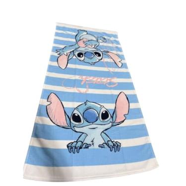 Imagem de Toalha Aveludada Estampada Stitch 70 cm x 1,40 m