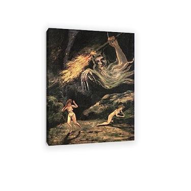 Imagem de Impressão em tela arte de parede famosa reprodução de pintura - "pianista e ouvinte por Umberto Boccioni Impressões emolduradas prontas para pendurar pôsteres-imagens de arte de parede em tela