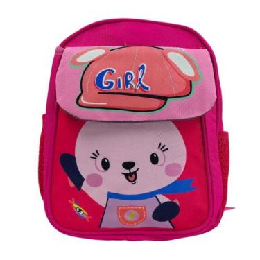 Imagem de Mochila Escolar Infantil de Costas Bolsa Alça Reforçada Passeio Person