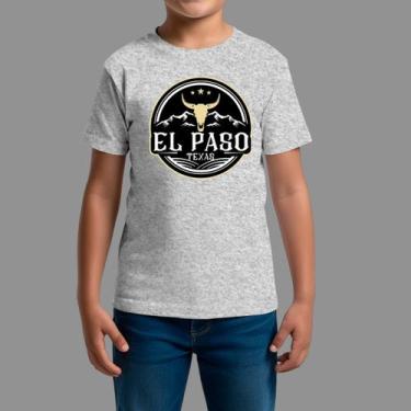 Imagem de Camisetas Infatil Country Casual Gola Redonda El Paso - RodLiwes, Cinz