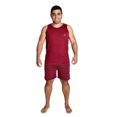 Imagem de Pijama Camiseta Masculino Verão Noite Fresquinho Regata - Pijamas Prik