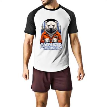 Imagem de Camiseta Raglan Urso Climate Prisoner - Alearts, EG