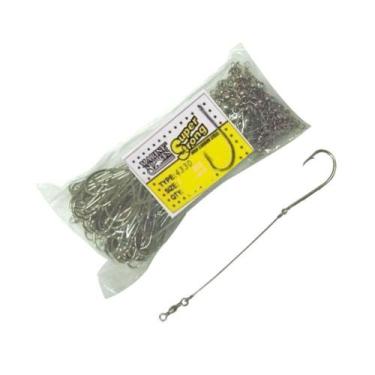 Imagem de Anzol Encastoado Pesca 5/0 Marine Sports 4330 - 100un