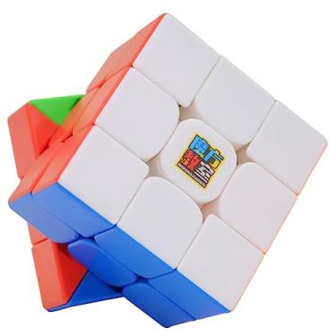 Imagem de Bukefuno MoYu RS3M 2021 Maglev 3 x 3 versão magnética Speed Cube sem autocolantes Magic RS3 M Puzzle Cube Moyu 2021 RS3M Maglev cubos 3 x 3 velocidade