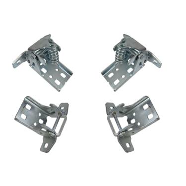 Imagem de PT Auto Warehouse DH-CH6505LU-FS - Dobradiça de porta, inferior/superior - 2 dianteiros inferiores + 1 dianteiro esquerdo (lado do motorista) superior + 1 dianteiro direito (lado do passageiro)