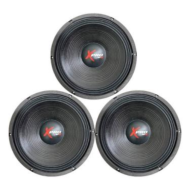 Imagem de Kit 3 alto falante woofer etm exp 12 polegadas lt 250W 4 ohms