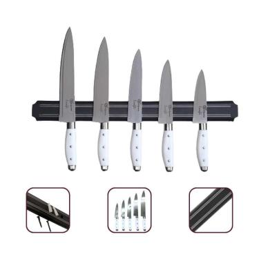 Imagem de Kit 5 Facas + Barra Magnética - sq - Corte Carne