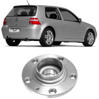 Imagem de Cubo Roda Volkswagen Golf 1.8 99 a 2002 Traseiro Com Rolamento