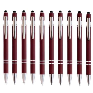 Imagem de Caneta Touch Esferografica Personalizada Kit Com 75 Unidades (Vinho)