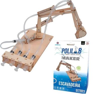 Imagem de Brinquedo De Montar Científico Educativo Infantil DIY Polikab Maker - 