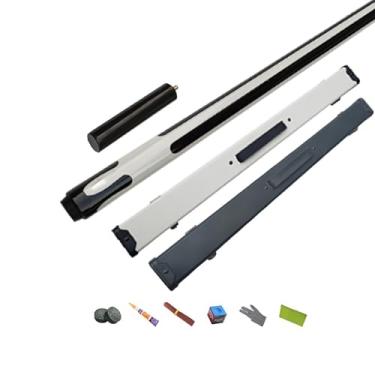 Imagem de Taco de Sinuca Profissional CQBXRD - 1/2 Estrutura Taco de Bordo Canadense, 147cm 58in, Cabeça de Polo 13mm