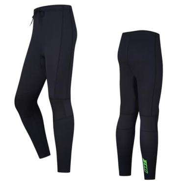 Imagem de Calças masculinas e femininas, calças compridas de neoprene de 3 mm, mantêm aquecidas, calças de mergulho para surfe, caiaque, natação, mergulho, canoagem (3K-WM-S)