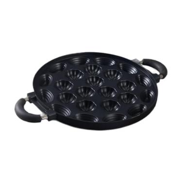 Imagem de WeiLaiKeQi Donuts Maker Pan Cake Placas com Handles Brea de assadeira de forno de donut com manipulação Festa de donut para Plate Party Party, 24 Buracos