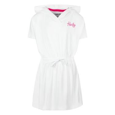Imagem de Hurley Vestido feminino com capuz felpudo francês, Branco, 6