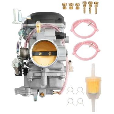 Imagem de Carburador CV40 Carburador com jatos principais extras, jatos lentos para Harley Davidson Dyna Sportster 883 1200 Heritage Softail Electra Glide Fatboy e mais