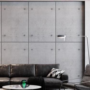 Imagem de Kit 3 Rolos Papel De Parede Adesivo Placa De Cimento 3,0M