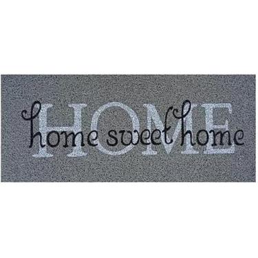 Imagem de Tapete Capacho Entrada Vinil Long Home Sweet 30x70cm