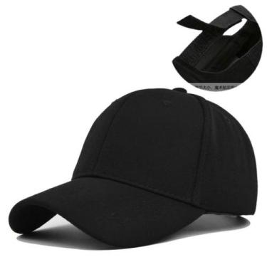 Imagem de Boné Liso Básico Barato Aba Curva Unissex Baseball Ajustável - CR10 CR