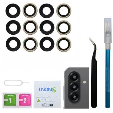 Imagem de LNONLS 6 peças de reposição de lente traseira para câmera traseira Galaxy A56 5G para Samsung A56 5G vidro de câmera traseira com adesivo pré-instalado e kit de ferramentas de reparo SM-A566E/DS