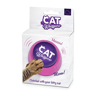 Imagem de Bubblegum Stuff Cat Whisperer - Máquina de som de mesa Meowing - Chame seu gato para o jantar - Dispositivo de mordida de som com 5 miados