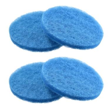 Imagem de CKDFK 4 peças de filtro de filtro de fio dental para aquário compatíveis com acessórios de reposição de filtro de canister Fx4, Fx5, Fx6 (azul, 4 peças)