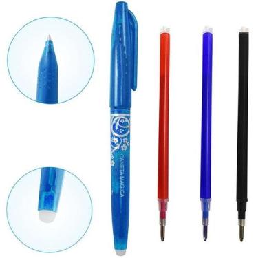 Imagem de Caneta Apagavel Azul Costura Alfaiate Patchwork + 03 Refil - De Acordo