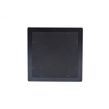 Imagem de Arandela Quadrada Plastica 6polegadas Difusor 30rms 8r Preto