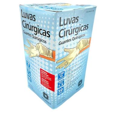 Imagem de Luva Cirurgica Estéril n. 7,5 - Descarpack 50 Pares
