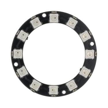 Imagem de Placa De Anel Led Rgb Ws2812 Módulo 5050 Luzes De Condução Embutidas E