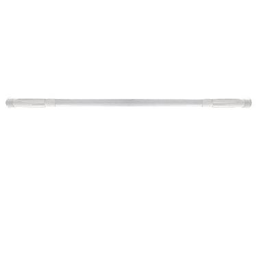 Imagem de Varão Extensivo Ajustável Para Cortina Box Banheiro Suporte Extensor Branco, Preto(BRANCO,1,40m á 1,55m)