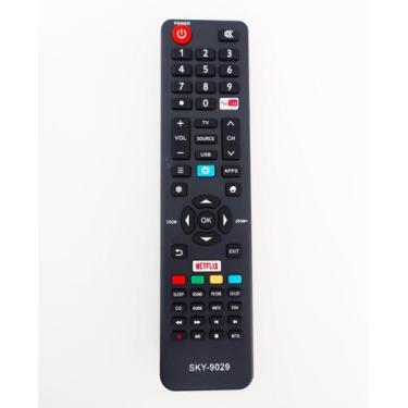 Imagem de Controle Remoto Smart TV 4K LED 49 Semp TCL SK6000 / CT-6841 com Netfl