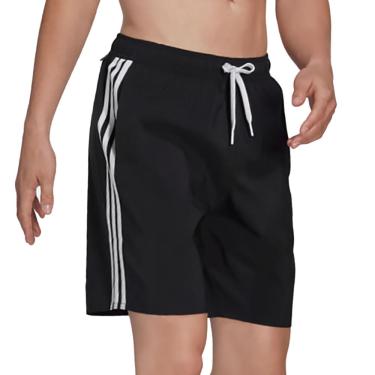 Imagem de Shorts Adidas Aquático 3S CLX Preto e Branco-P
