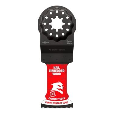 Imagem de Diablo AMPED™ Demo Demon™ Lâmina Oscilante Starlock Dentes de Carboneto Starlock para Madeira Embutida com Pregos