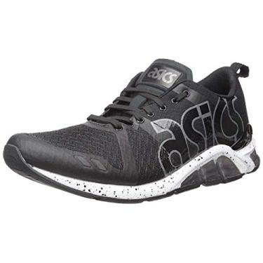 Imagem de ASICS Tênis de corrida retrô GEL-Lyte One Eighty, Preto/branco, 40 BR