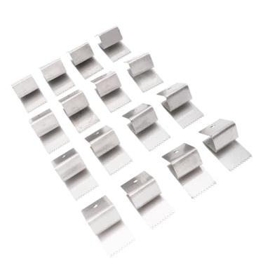 Imagem de Aramox Clipes De Janela, 16 Pcs Janela Guarda Reutilizável Furacão Board Up Clipe Obturador Hardware Fit para Madeira Compensada De Aço Inoxidável Furacão Clipe (Cor original)