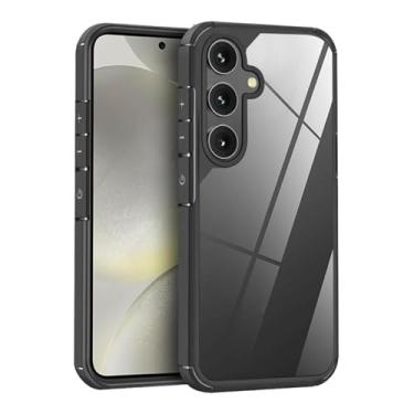 Imagem de Capa de celular híbrida resistente e resistente para Samsung A55 A54 A53 A13 A32 A34 A52 S22 S23 S24 S25 Ultra Plus S21fe (para A15 (4G ou 5G)/preta)
