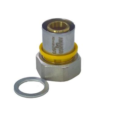 Imagem de Conector Móvel Fêmea DN 26 mm x 1" NPT" NPT Prático e Durável - AMANCO