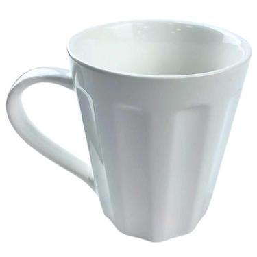 Imagem de Caneca Canelada 250ml Branca - RR Porcelanas