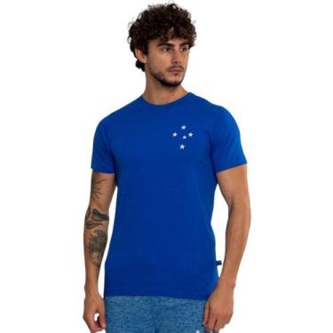 Imagem de Camiseta Clássica Cruzeiro Oficieal Sintética - Surf Center, Azul, 50