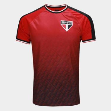 Imagem de Camisa São Paulo Masculina - SPR, Vermelho, Preto, G