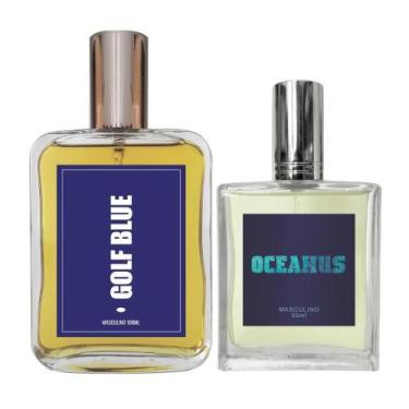 Imagem de Kit Perfume Masculino Golf Blue 100Ml + Oceanus 50Ml - Essência Do Bra