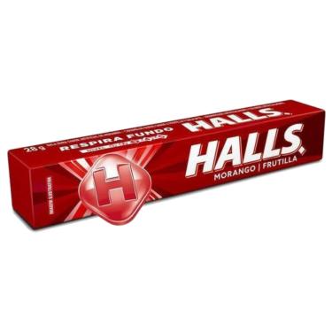 Imagem de Bala Halls Morango 28g