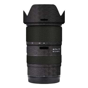 Imagem de Adesivo antiarranhões para lente de câmera para Tamron 28-75 mm F2.8 G2 adequado para Nikon Mount Coat Vinil Película Protetora Decalques 28-75 F 2,8 G 2(Nuvens Suspiciosas Preto)