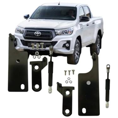 Imagem de Par de Amortecedores/Molas a Gás para Tampa da Caçamba Toyota Hilux (2016-2024)