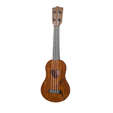 Imagem de Esquirla Kids ukulele brinquedo infantil infantil guitarra brinquedo aleatório desenvolvimento de cores de cores treinamento 4 guitarra de corda para presente