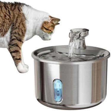 Imagem de Bebedouro Automático P/ Cães E Gatos 2l Silencioso C/ Filtro Água Corr