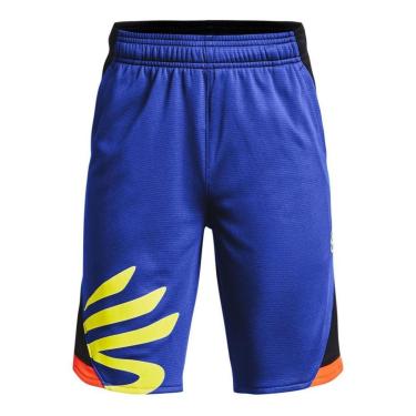 Imagem de Shorts de Basquete Infantil Under Armour Curry Splash-Unissex