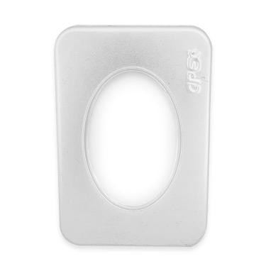 Imagem de Porta Tarô Estojo Metal Baralho Transparente12x8 cm